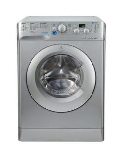 Indesit Innex Xwd71452S 1400 Spin, 7Kg Load Washing Machine - Silver